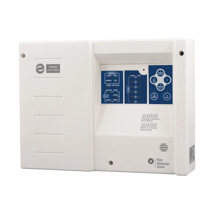 2,4,6 Zone Conventional Fire Alarm System